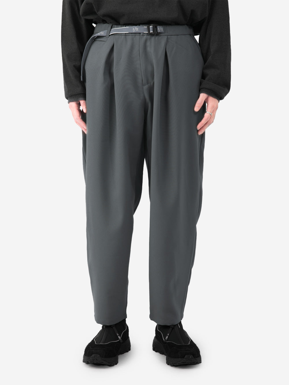 F/CE Pantaloni grigi balloon fit con cintura integrata Grigio Urbanstaroma