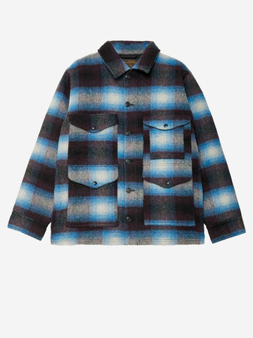 Veste Cruiser en laine tricotée bleue