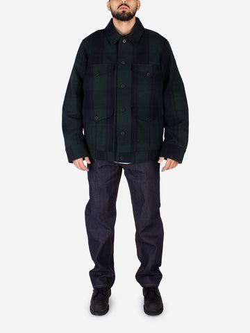 Veste Journeyman à carreaux en laine mélangée