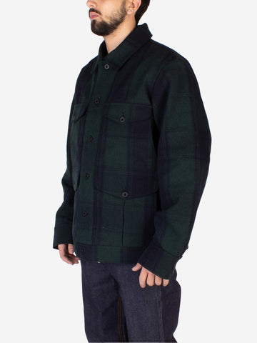 Veste Journeyman à carreaux en laine mélangée