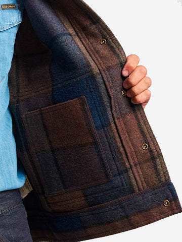 Veste de travail en laine Mackinaw