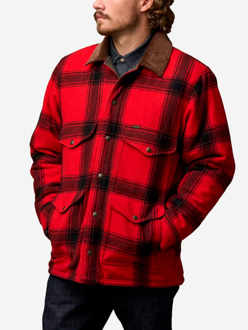 Insulated wool blend cruiser jacket