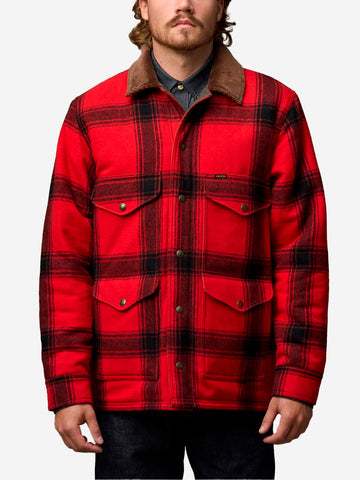 Insulated wool blend cruiser jacket