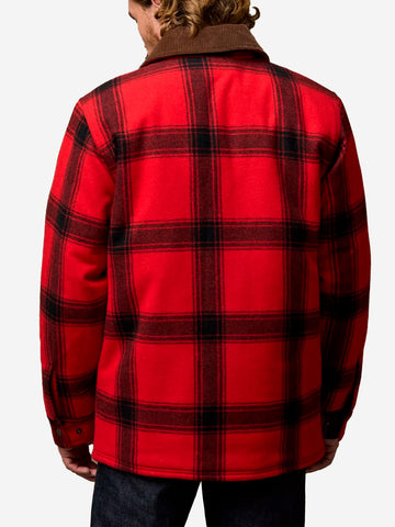 Insulated wool blend cruiser jacket