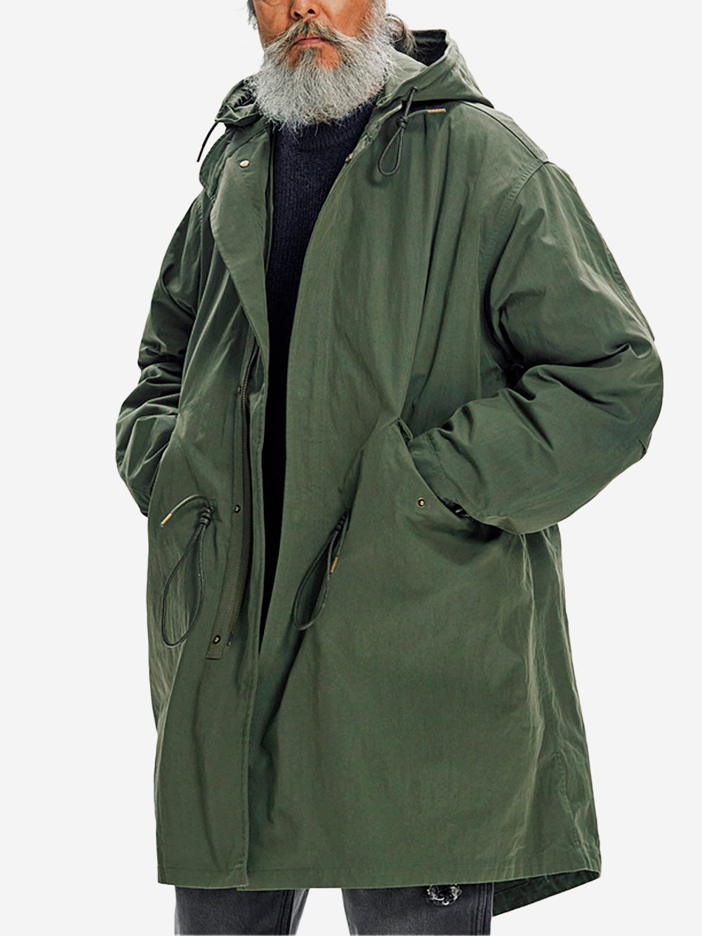 FRIZMWORKS Giacca Parka Vincent M1965 Fishtail 2 in 1 Verde militare Urbanstaroma
