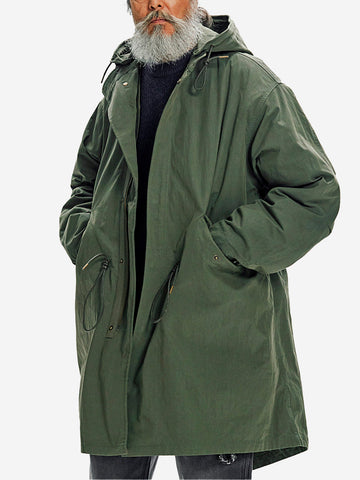FRIZMWORKS Giacca Parka Vincent M1965 Fishtail 2 in 1 Verde militare