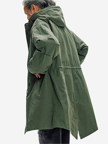 FRIZMWORKS Giacca Parka Vincent M1965 Fishtail 2 in 1 Verde militare