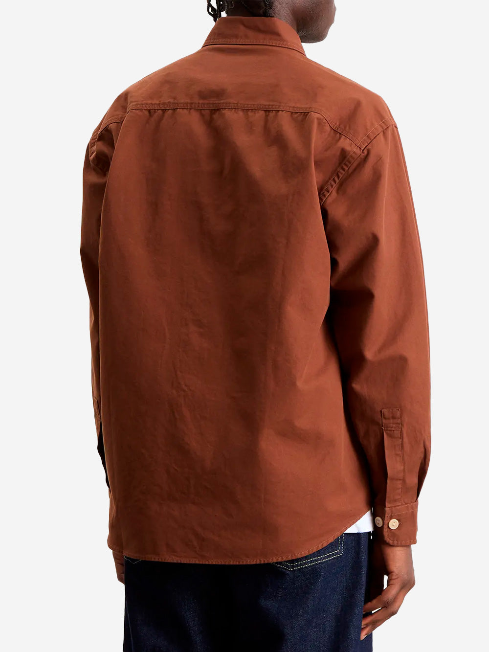 FRIZMWORKS Camicia Pocket Loop marrone boxy fit Marrone Urbanstaroma