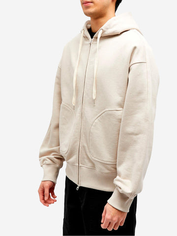 FRIZMWORKS Felpa con cappuccio beige OG Heavyweight Zipup Beige scuro