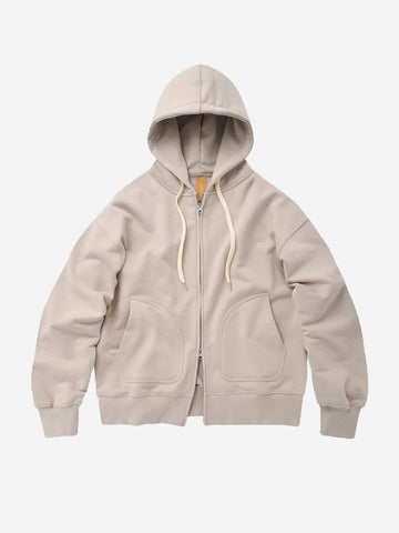 FRIZMWORKS Felpa con cappuccio beige OG Heavyweight Zipup Beige scuro