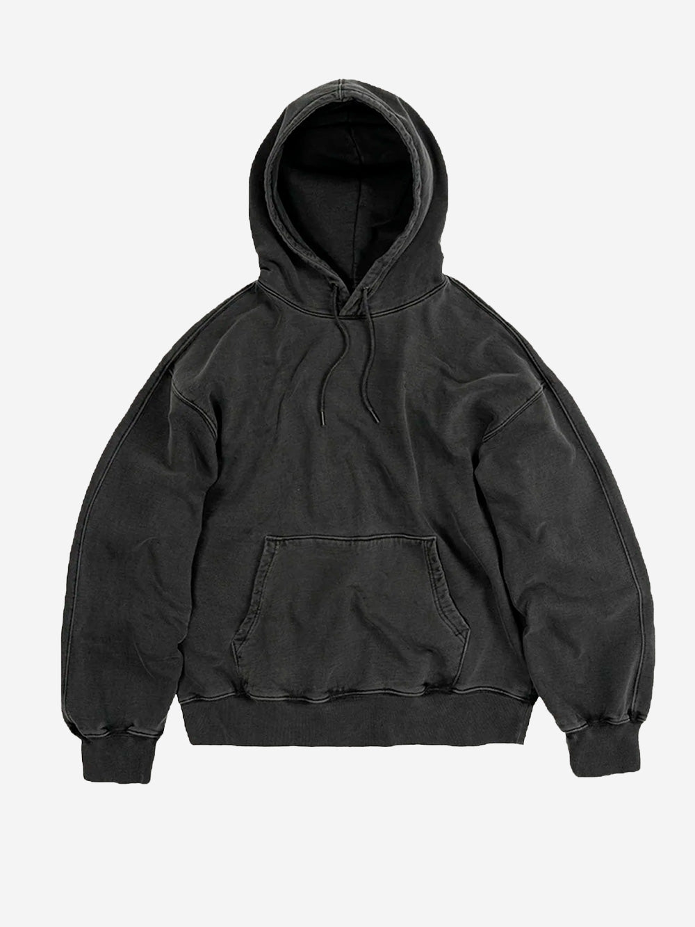 FRIZMWORKS Felpa con cappuccio Og Pigment Dyeing Zipup Parka antracite grigio Urbanstaroma