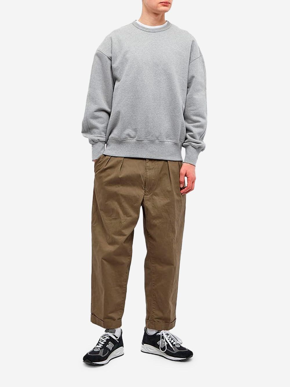 FRIZMWORKS Felpa girocollo grigia OG Heavyweight Grigio Urbanstaroma