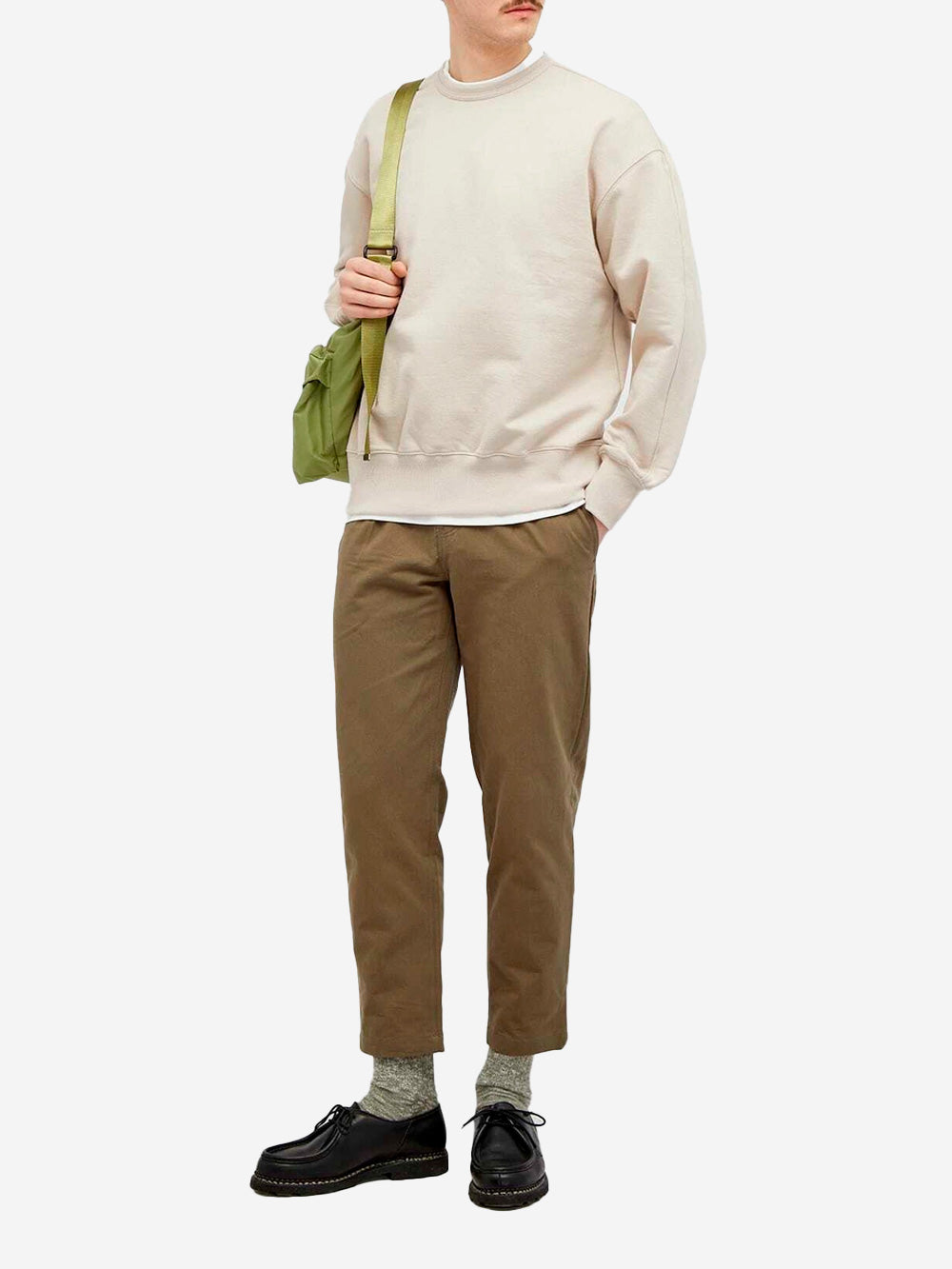 FRIZMWORKS Felpa girocollo beige OG Heavyweight Beige scuro Urbanstaroma