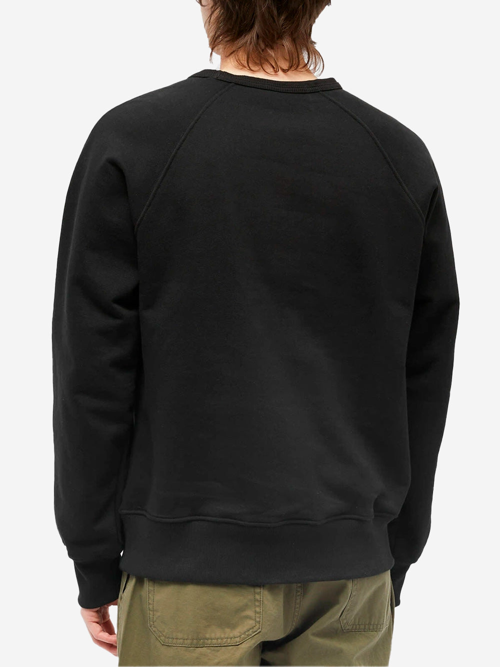 FRIZMWORKS Felpa girocollo nera OG Heavyweight Nero Urbanstaroma