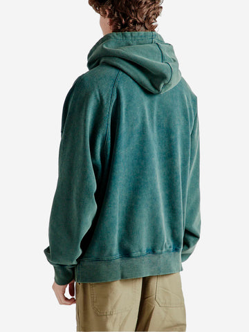 FRIZMWORKS Felpa con cappuccio verde OG Pigment Dyeing 002 Verde scuro