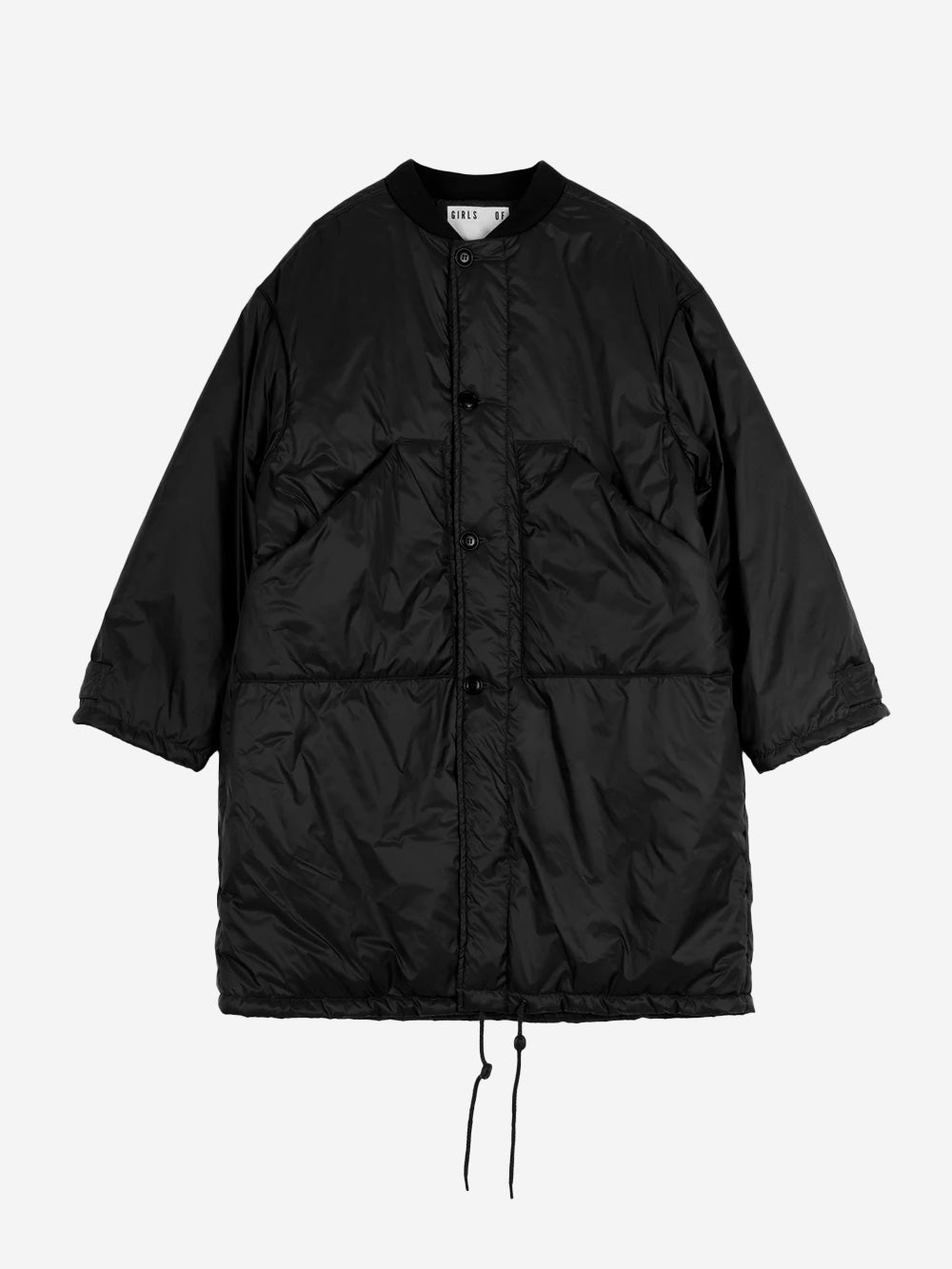 GIRLS OF DUST Cappotto Liner in nylon nero Nero Urbanstaroma