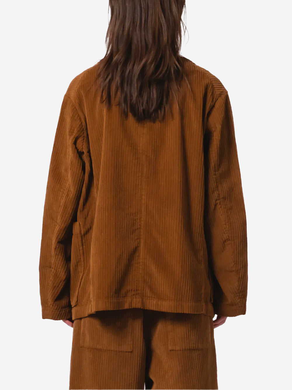 GIRLS OF DUST Maxi Blazer doppiopetto marrone cammello a costine Cammello Urbanstaroma