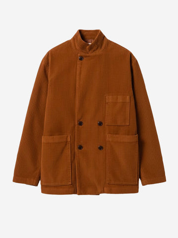 GIRLS OF DUST Maxi Blazer doppiopetto marrone cammello a costine Cammello