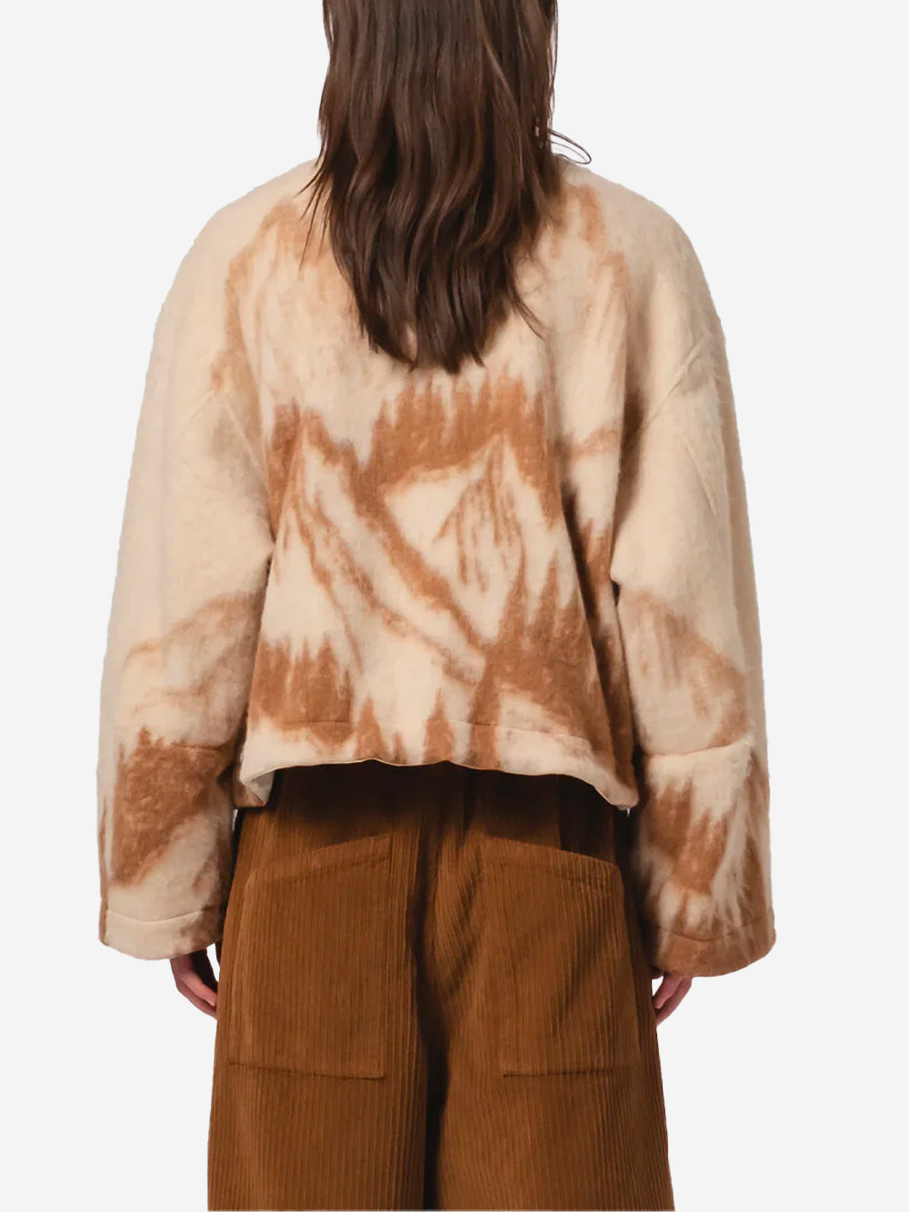 GIRLS OF DUST Giacca misto lana Jacquard Mountain Beige Urbanstaroma