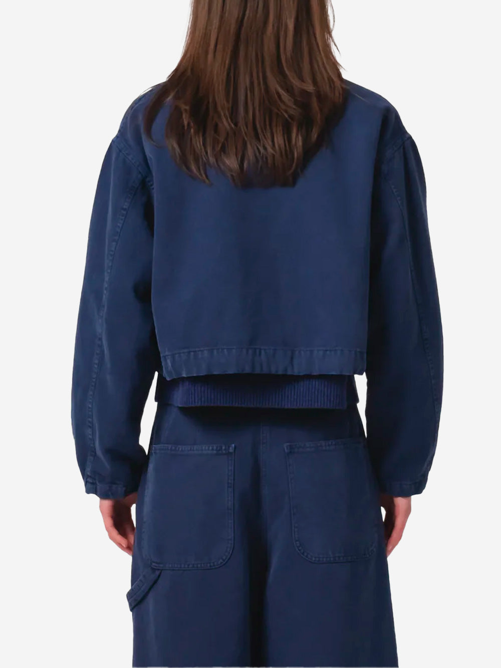 GIRLS OF DUST Giacca utility in canvas blu boxy fit Blu Urbanstaroma