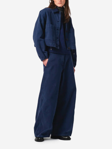 GIRLS OF DUST Atlantide Chino blu loose fit Indigo
