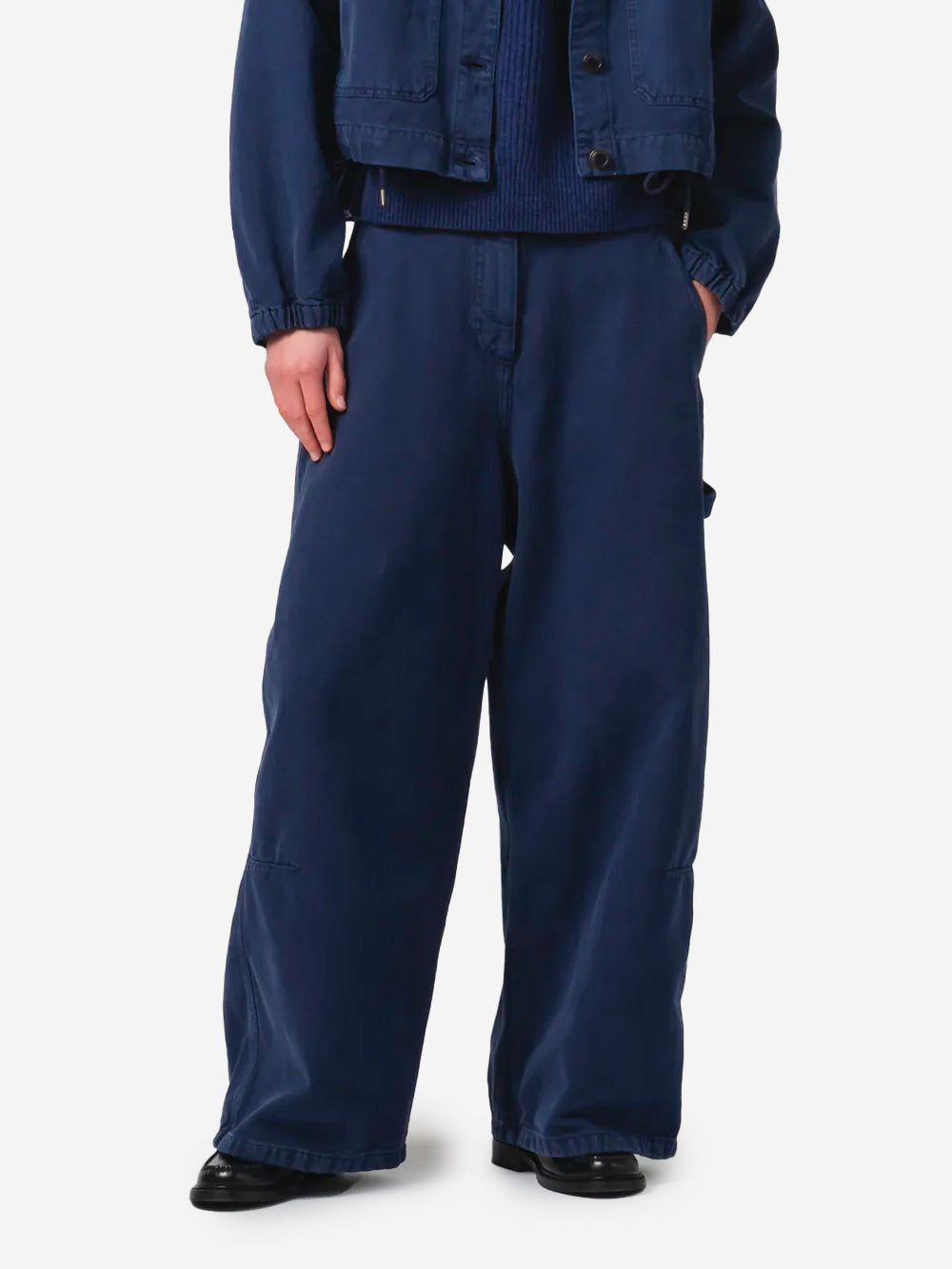 GIRLS OF DUST Atlantide Chino blu loose fit Indigo Urbanstaroma