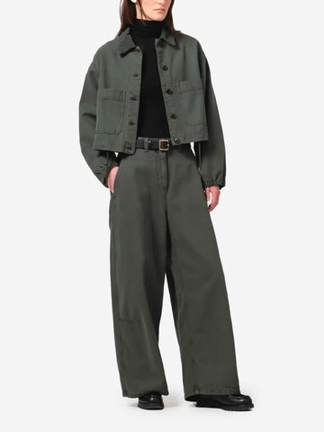 GIRLS OF DUST Atlantide Chino verdi loose fit Verde