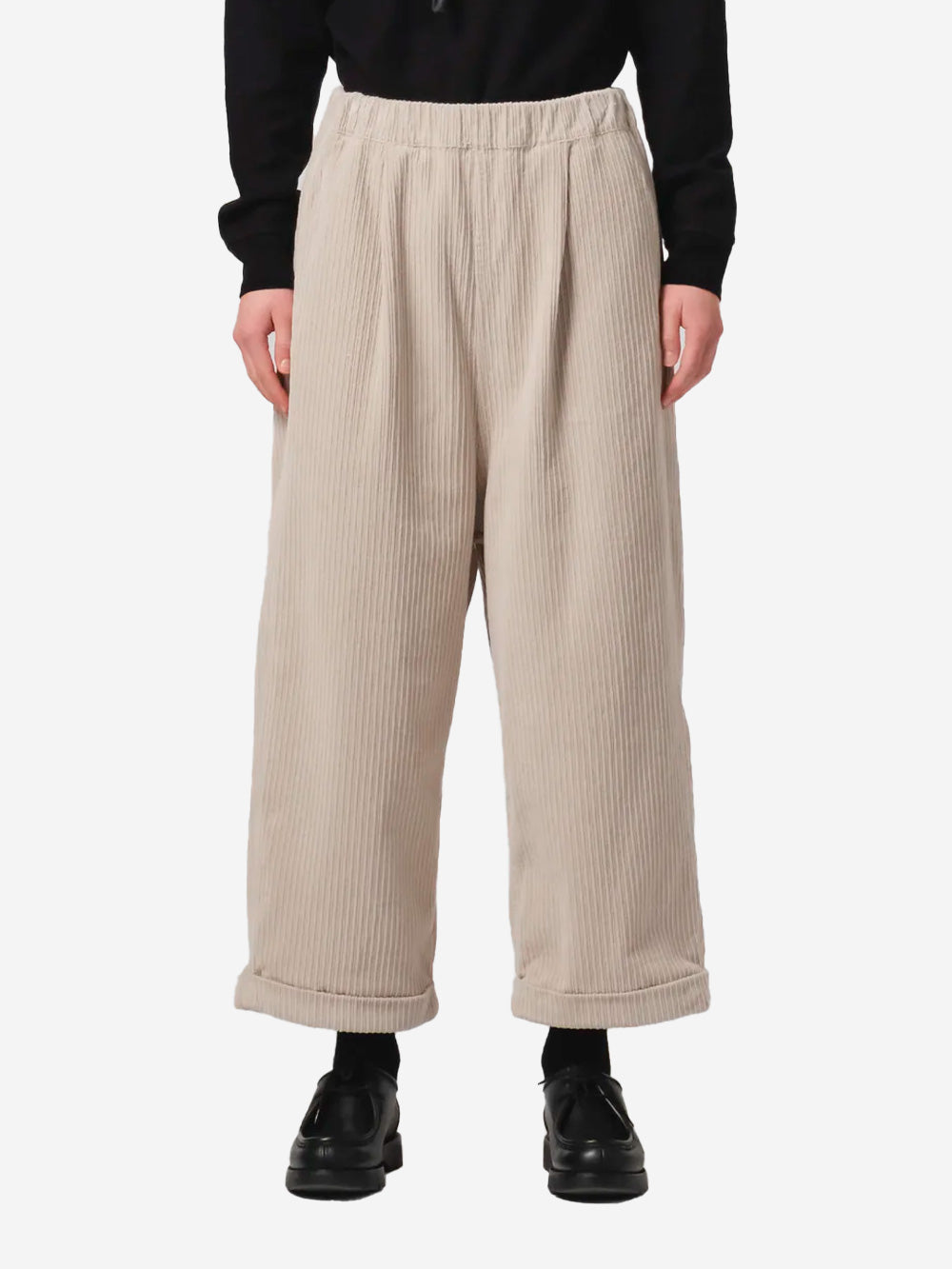 GIRLS OF DUST Pantaloni a gamba larga in velluto a coste 'Zeno' Ghiaccio Urbanstaroma