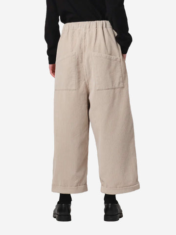 GIRLS OF DUST Pantaloni a gamba larga in velluto a coste 'Zeno' Ghiaccio