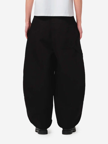 GIRLS OF DUST Pantaloni 'Sultan' neri con gamba balloon Black