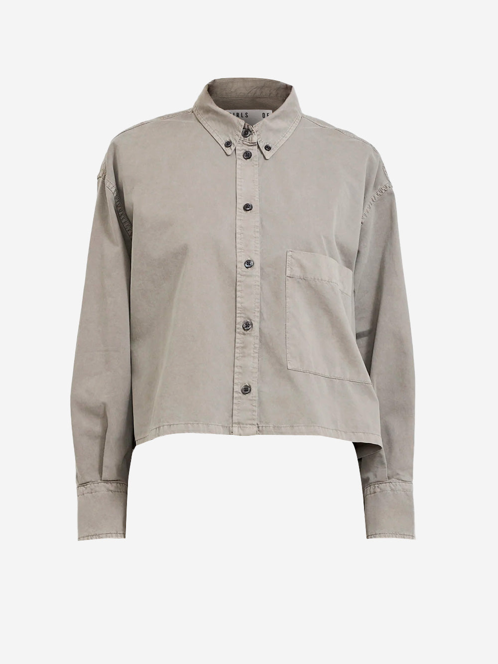 GIRLS OF DUST Camicia boxy fit tortora Tortora Urbanstaroma