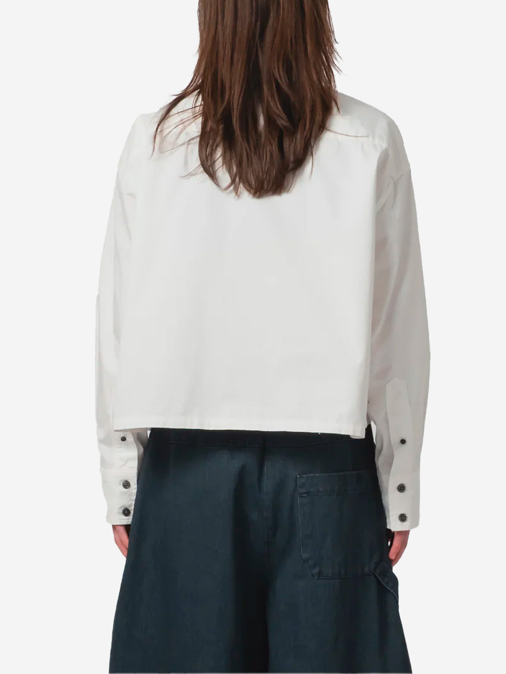 GIRLS OF DUST Camicia boxy fit bianca Latte Urbanstaroma