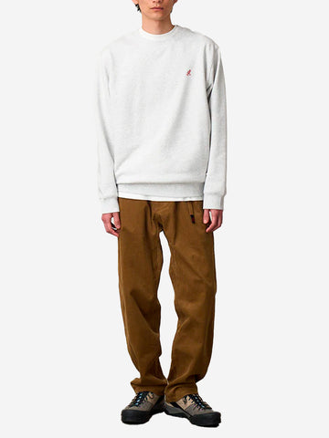 GRAMICCI Felpa girocollo grigia 'One Point ' Grigio chiaro