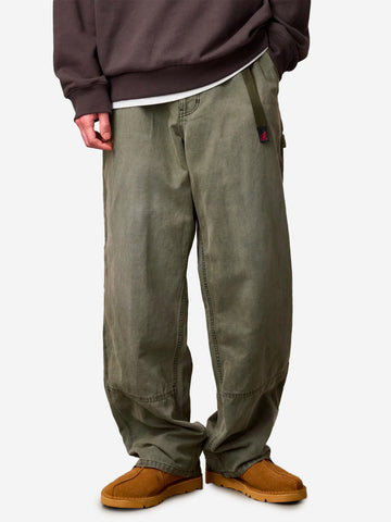 GRAMICCI Canvas Work Pants verdi con 7 tasche Verde militare