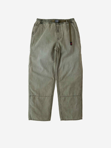 GRAMICCI Canvas Work Pants verdi con 7 tasche Verde militare