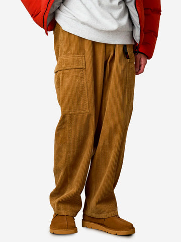 GRAMICCI Brockton Big Corduroy Pants ottone Marrone chiaro