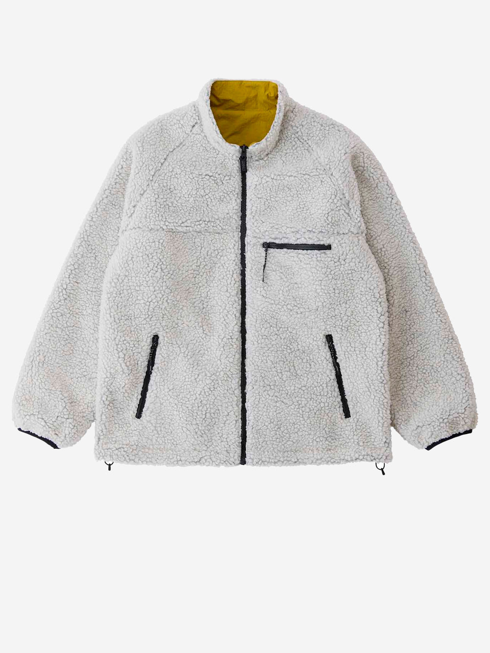 GRAMICCI Giacca reversibile Sherpa Grigio chiaro Urbanstaroma