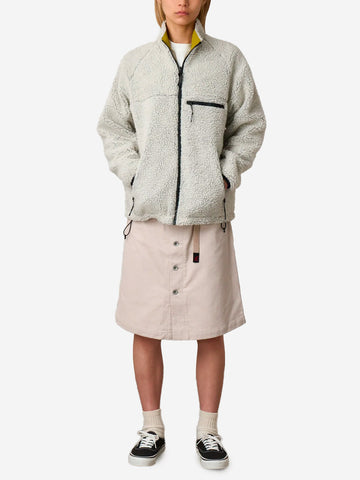 GRAMICCI Giacca reversibile Sherpa Grigio chiaro