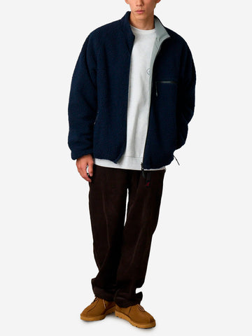 GRAMICCI Giacca reversibile Sherpa navy e grigia Nero grigio