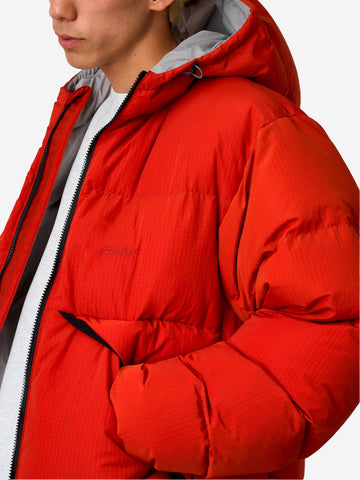 GRAMICCI Piumino imbottito Hooded rosso Arancione scuro