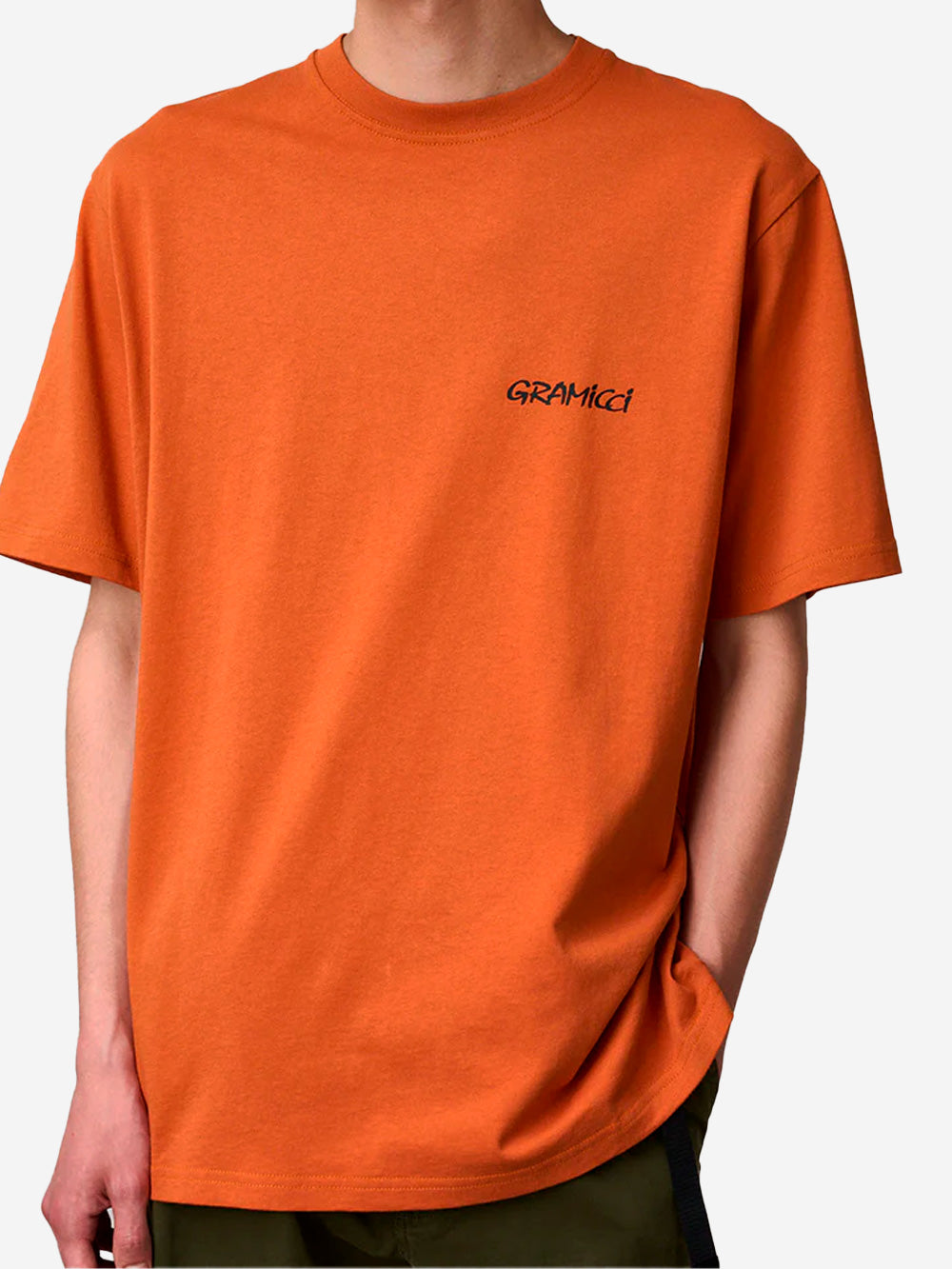 GRAMICCI T-shirt arancione con grafica 'Ice Axe' arancione Urbanstaroma