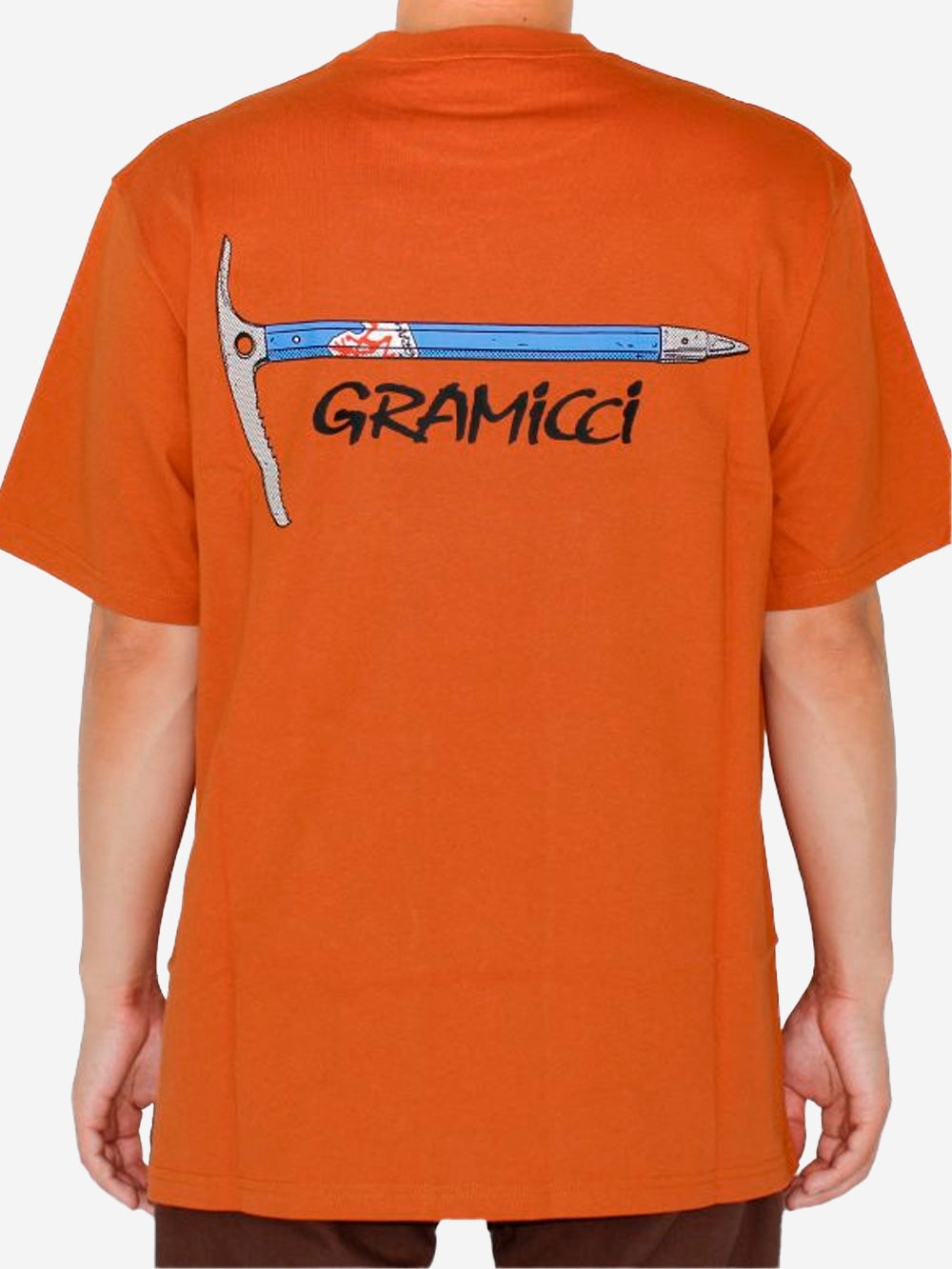 GRAMICCI T-shirt arancione con grafica 'Ice Axe' arancione Urbanstaroma