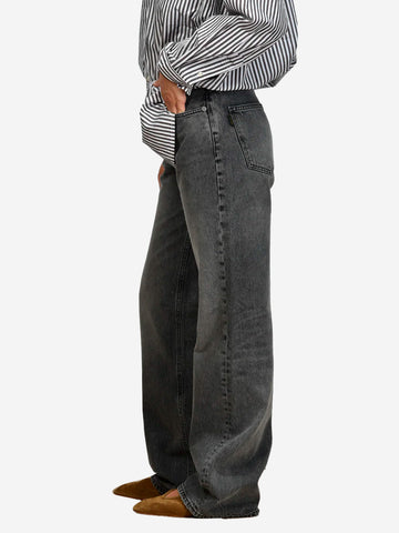 HAIKURE Jeans a gamba dritta 'Korea' grigi Grigio scuro