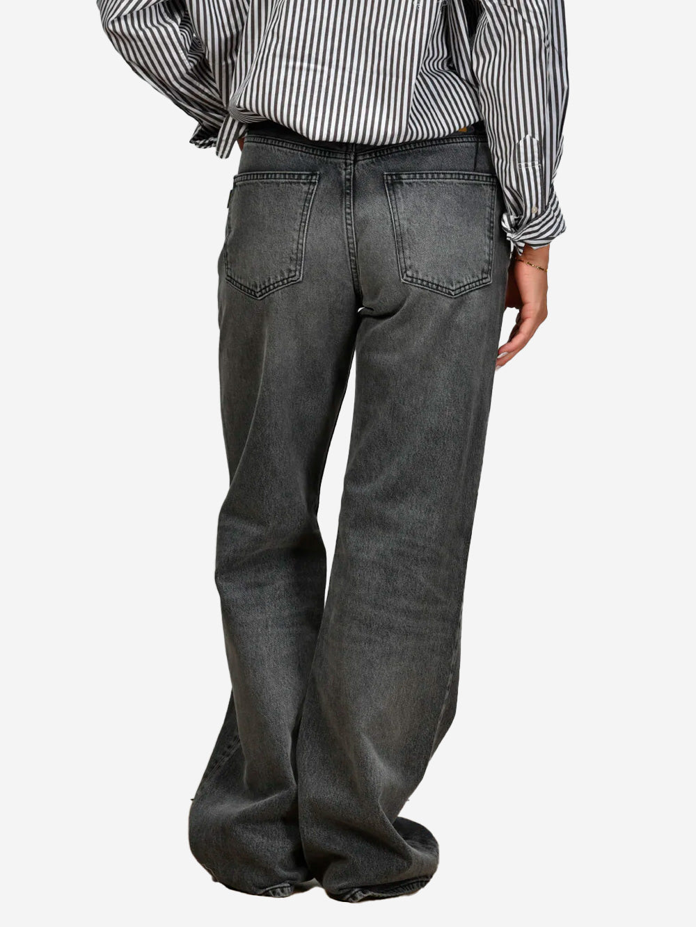 HAIKURE Jeans a gamba dritta 'Korea' grigi Grigio scuro Urbanstaroma