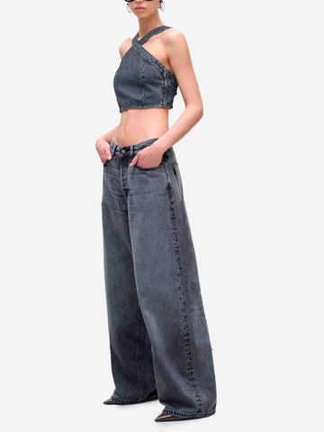 HAIKURE Jeans baggy grigi 'Bethany' Grigio scuro