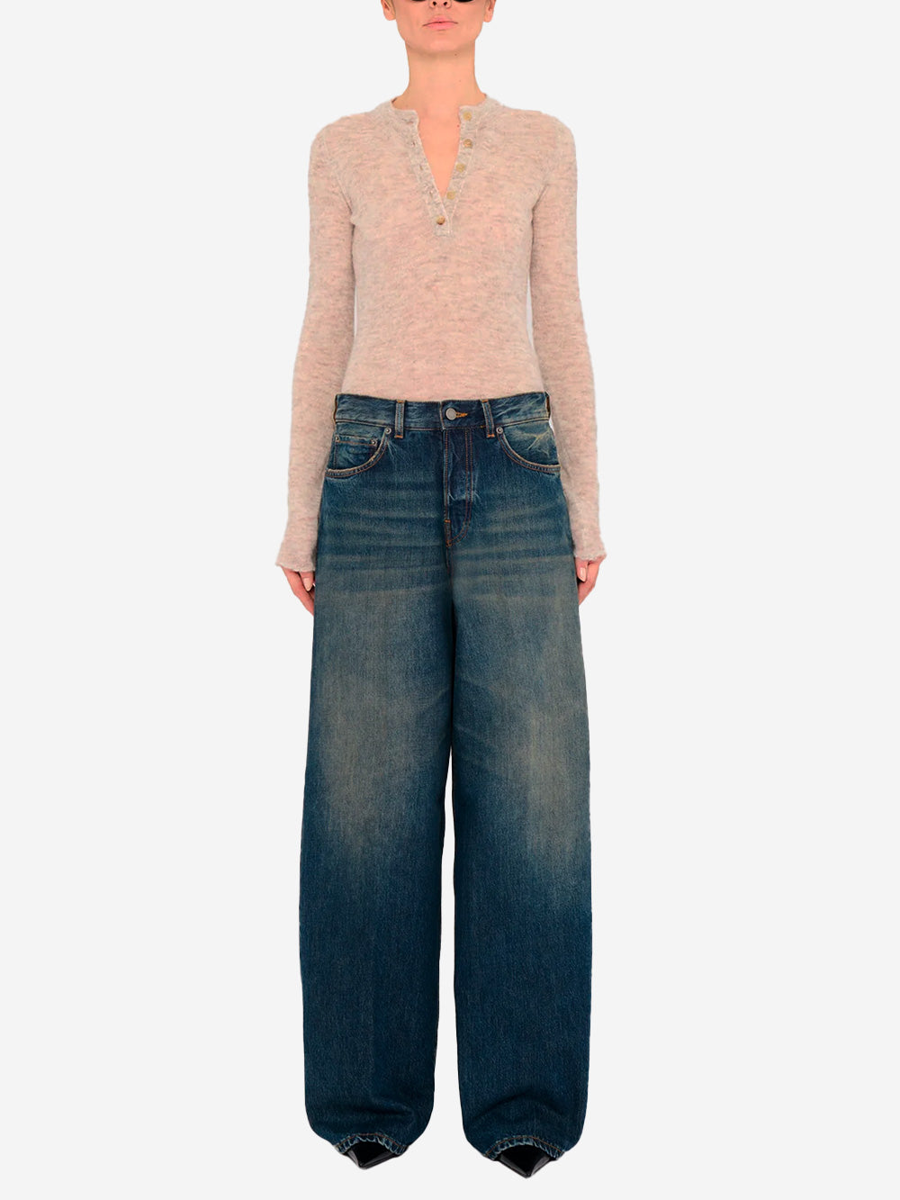 HAIKURE Jeans baggy blu 'Bethany' Blu scuro Urbanstaroma