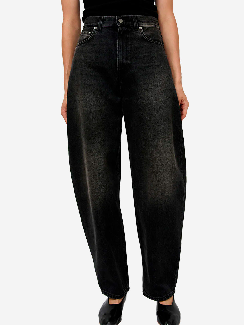 HAIKURE Jeans 'Bibi' baloon fit neri Nero Urbanstaroma