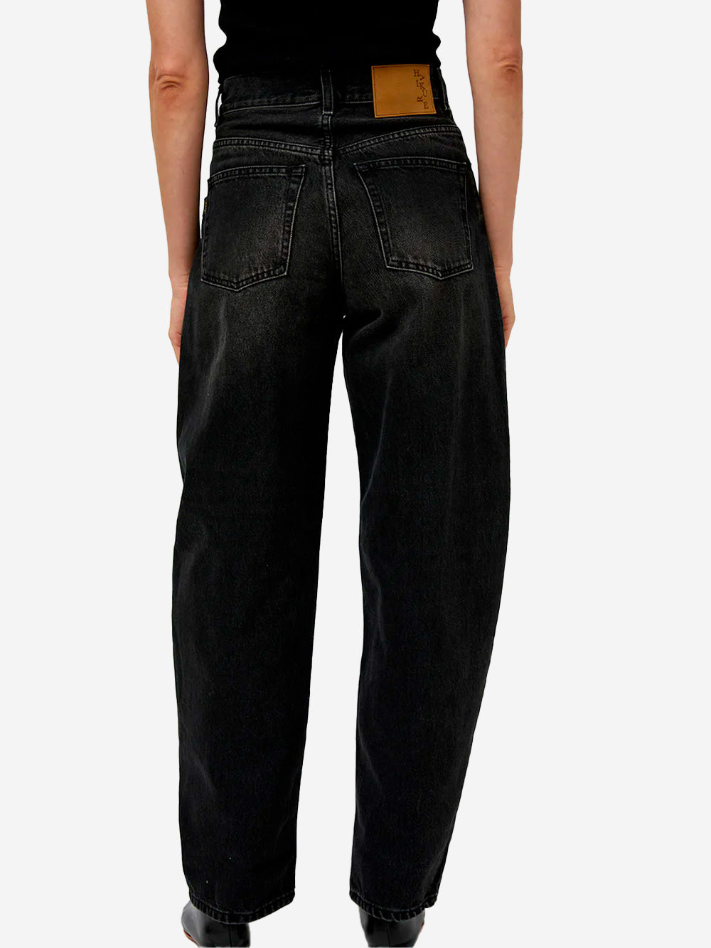 HAIKURE Jeans 'Bibi' baloon fit neri Nero Urbanstaroma