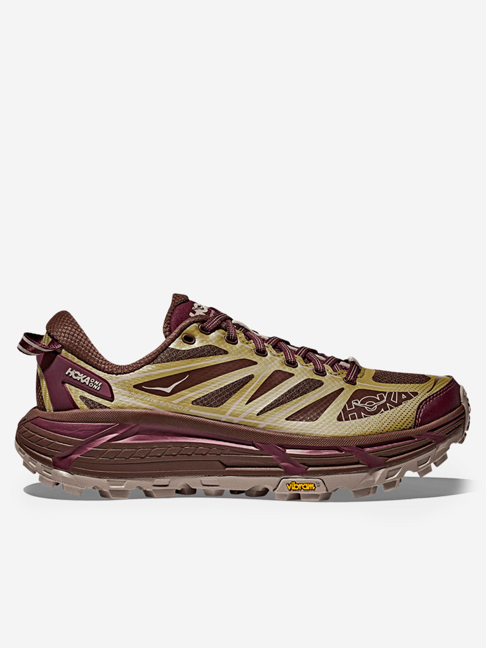 HOKA Mafate Speed 2 marroni e verdi Urbanstaroma