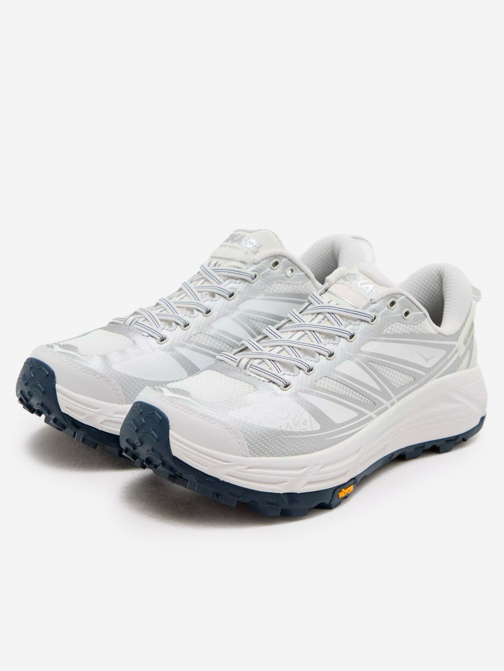 HOKA Mafate Speed 2 bianche e argento Bianca argento Urbanstaroma